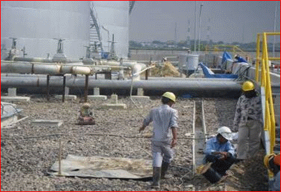 Tank Foundation and Construction, Gresik Terminal